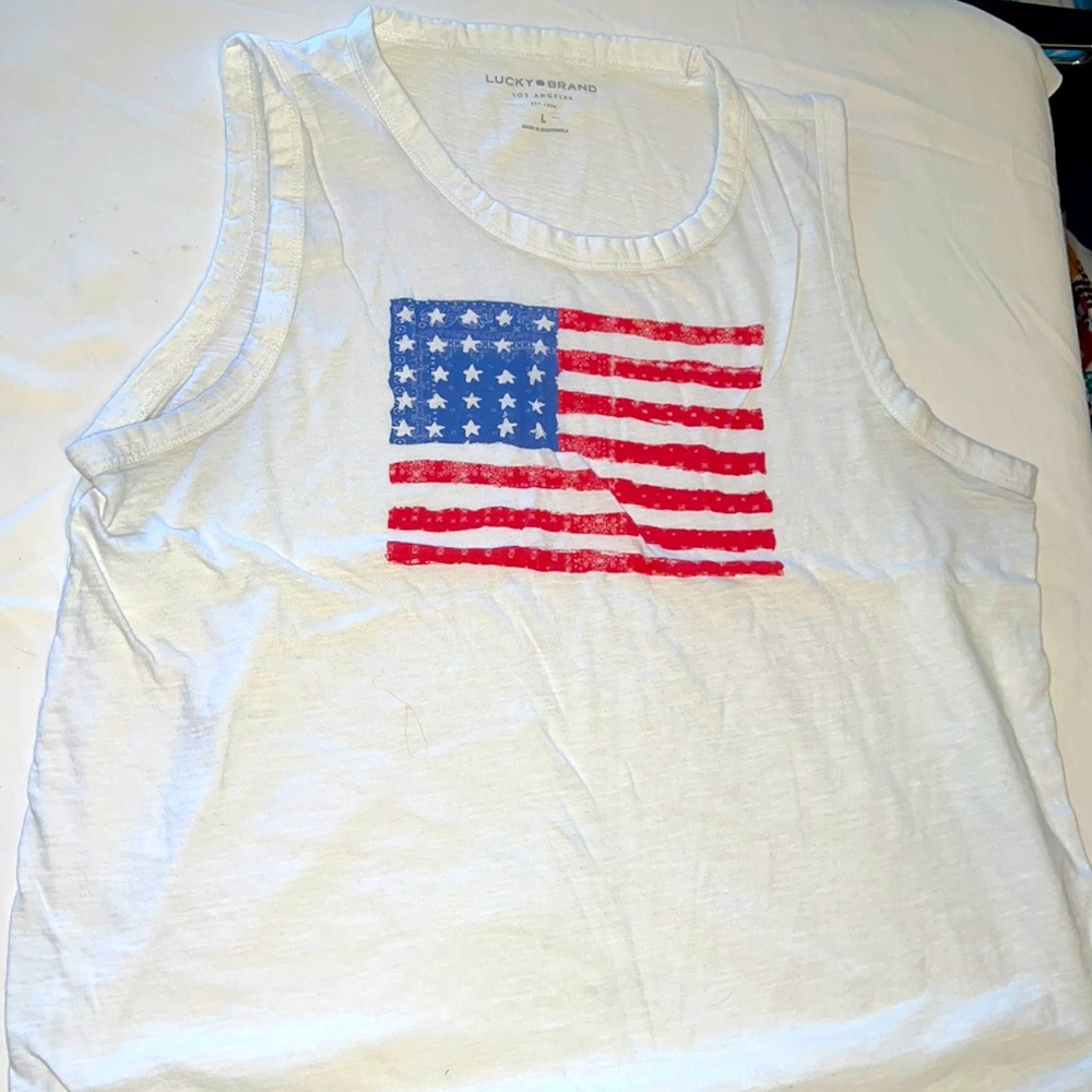 Lucky Brand flag tank